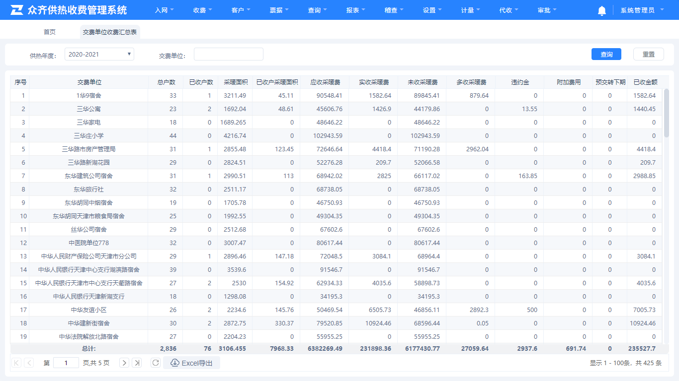 暖費物業(yè)代收